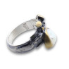 bague argent avec nacre