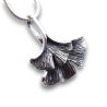 pendentif feuille de ginkgo biloba