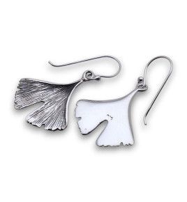 boucles d'oreilles ginkgo biloba