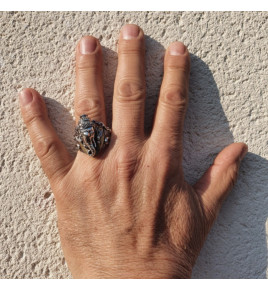 bague ganesh en argent