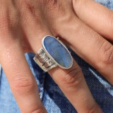 bague labradorite