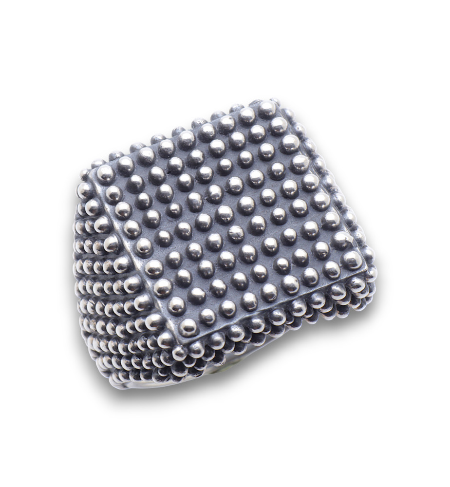 bague argent homme