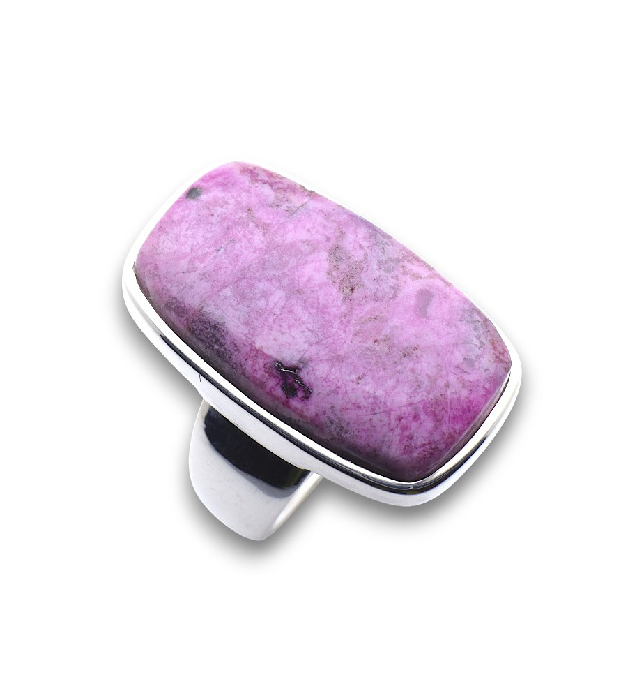 bague cobaltocalcite argent
