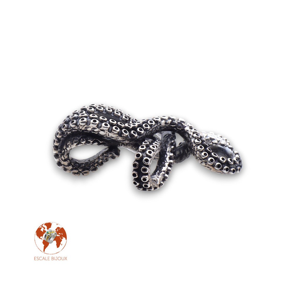 pendentif argent poulpe