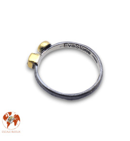 bague argent diamant femme