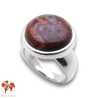 bague argent agate crazy lace