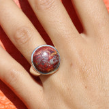 bague agate crazy lace