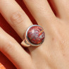 agate dentelle folle bague