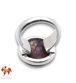 bague argent agate