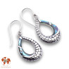 abalone boucles d'oreilles