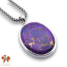 pendentif argent turquoise mojave