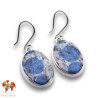 boucles d'oreilles argent jaspe k2
