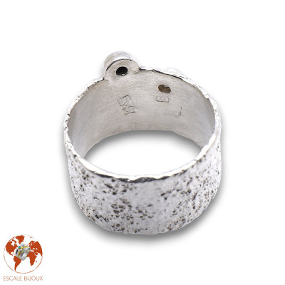 diamant noir bague femme