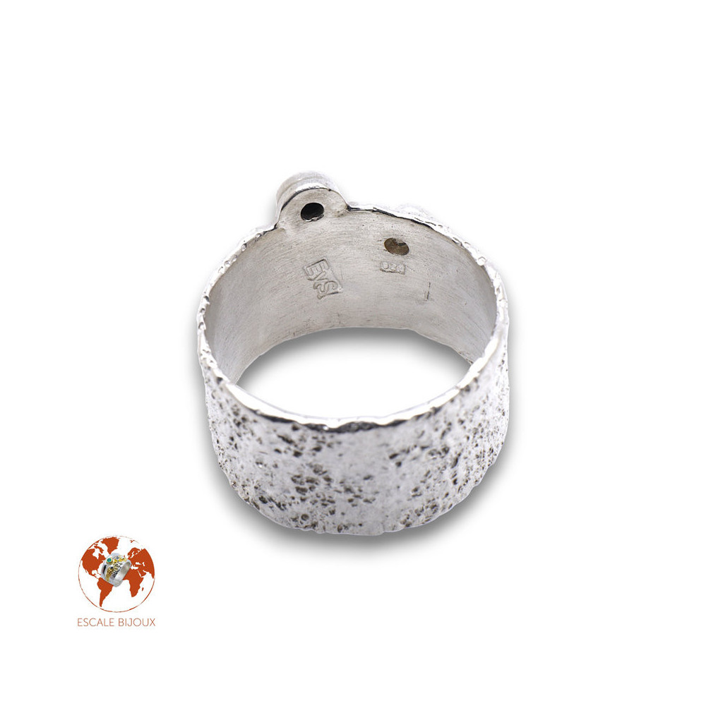 diamant noir bague femme