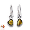 tourmaline jaune boucles d'oreilles