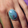 bague rubis sur fuchsite