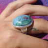 bague rubis fuchsite