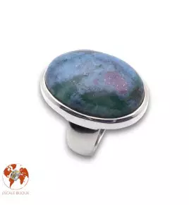 rubis sur fuchsite bague