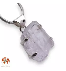 pendentif kunzite brute