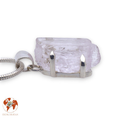 pendentif kunzite rose
