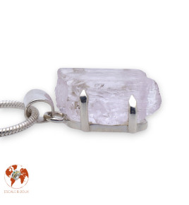 pendentif kunzite rose