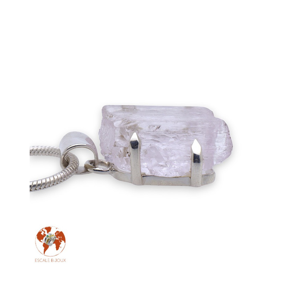 pendentif kunzite rose