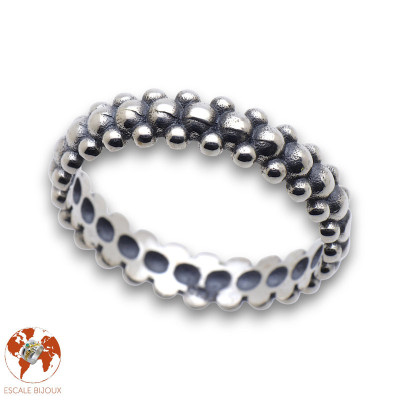 bague argent fine