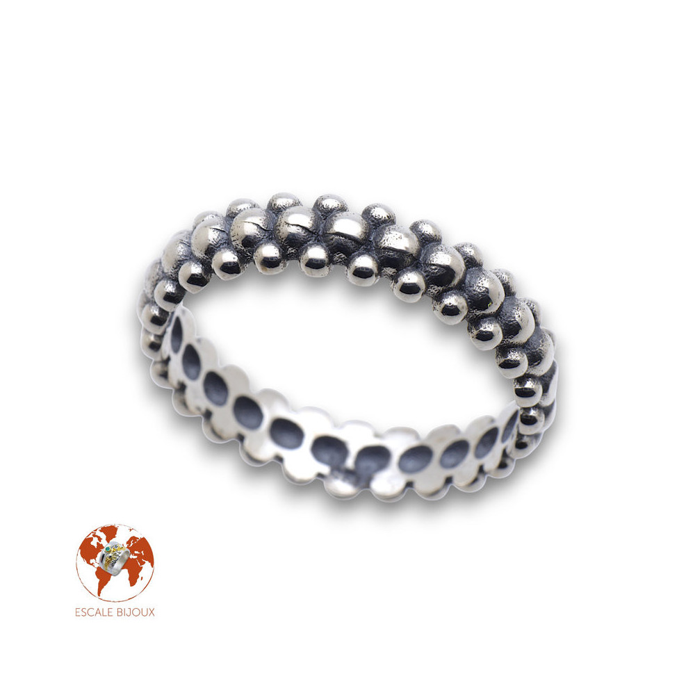 bague argent fine