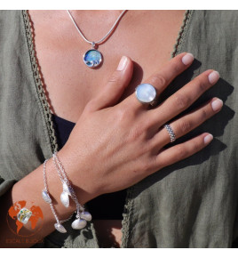 bague anneau argent femme