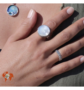 bague argent pour femme