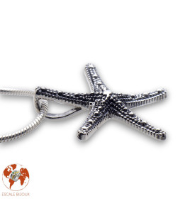 bijoux argent etoile de mer
