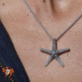 pendentif étoile de mer en argent