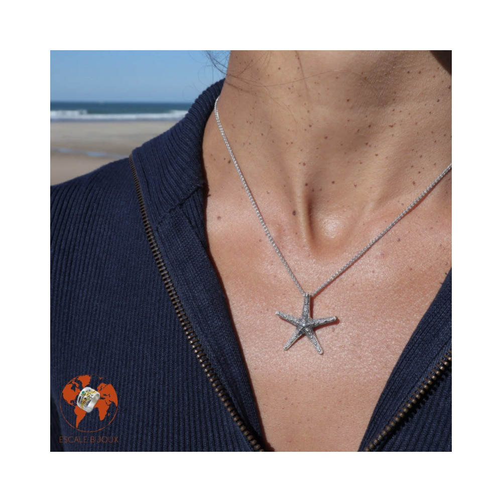 etoile de mer pendentif