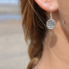 boucles d'oreilles argent femme