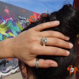 bague pyrite femme