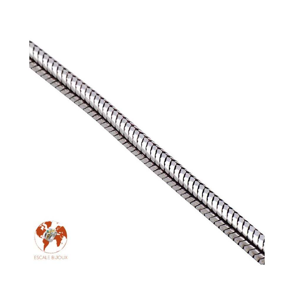 bracelet snake indien argent