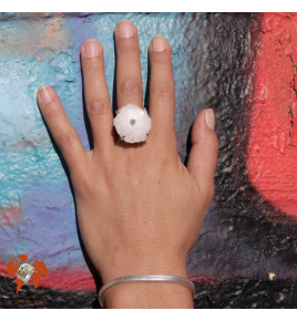 bague quartz solaire femme