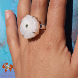 bague quartz solaire