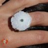 bague argent 925 quartz solaire femme