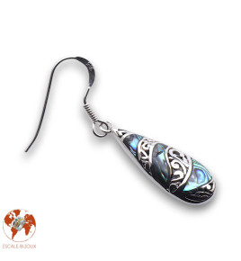 boucles d oreilles abalone