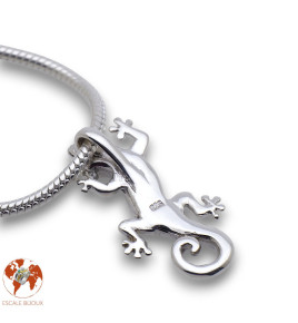 pendentif gecko femme