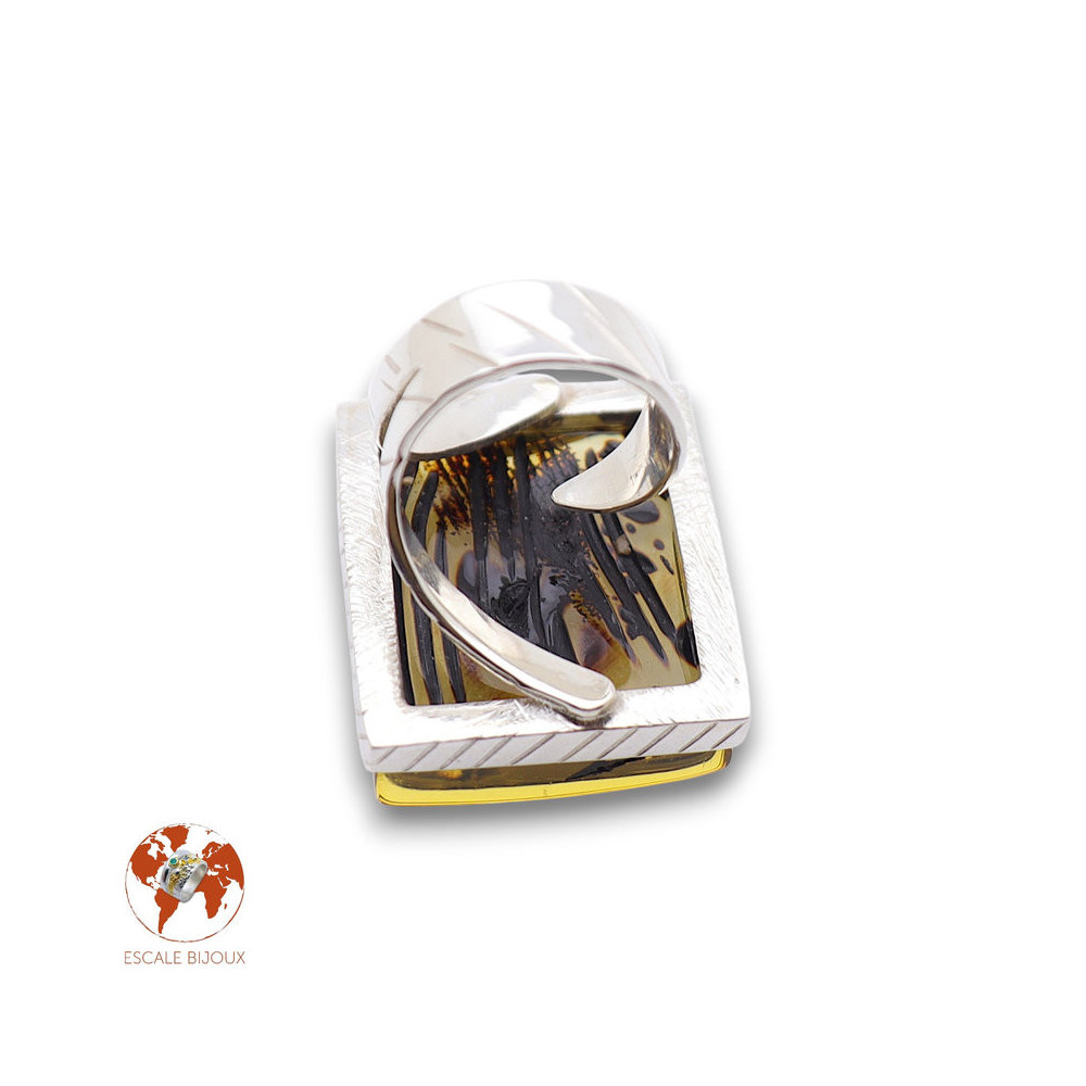 bagues ambre veritable