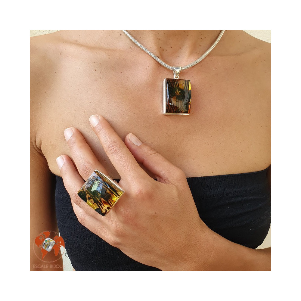 ambre pendentif