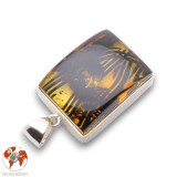 pendentif ambre imposant