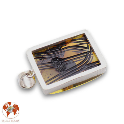 pendentif ambre veritable