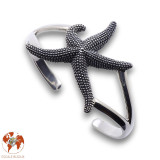 jonc argent étoile de mer