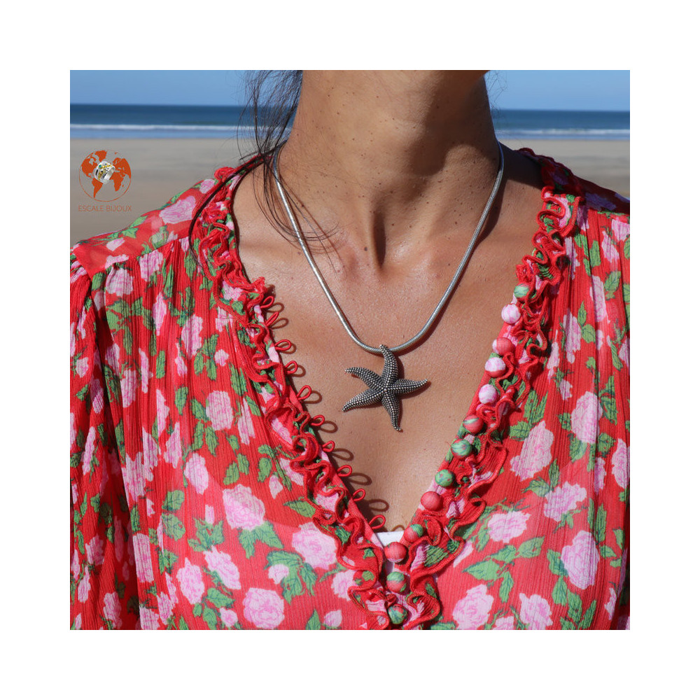 pendentif etoile argent 925