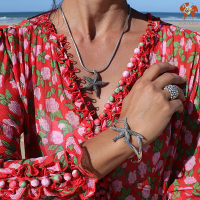 pendentif étoile argent