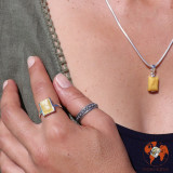 bague argent femme fine