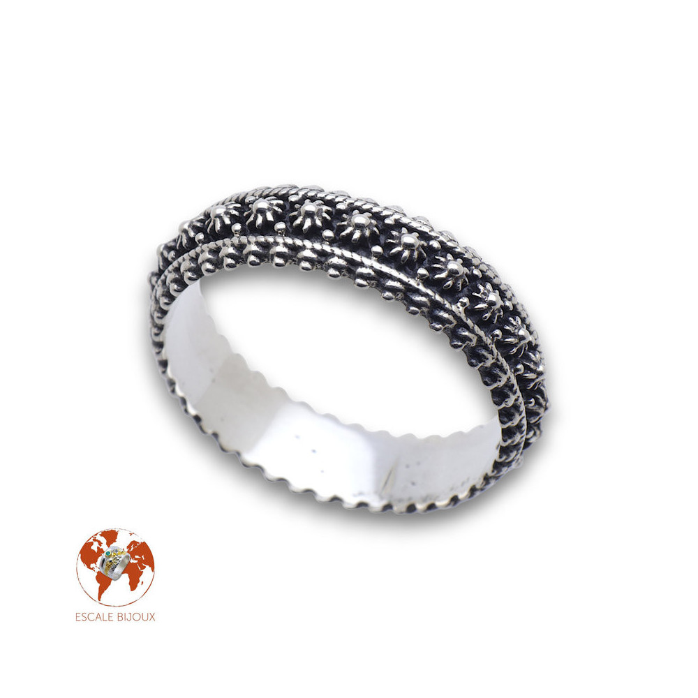 bague argent fine pour femme